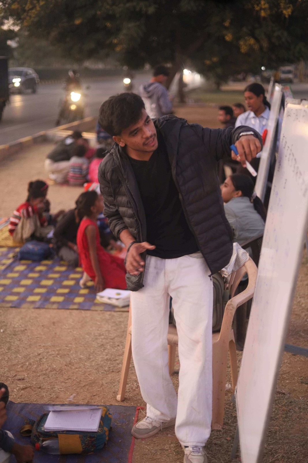 Teaching at Jaiti Foundation